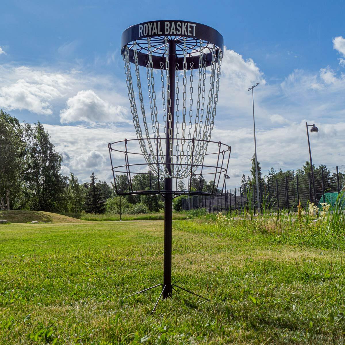 Viking Discs Royal Basket Disc Golf Basket, Black Edition