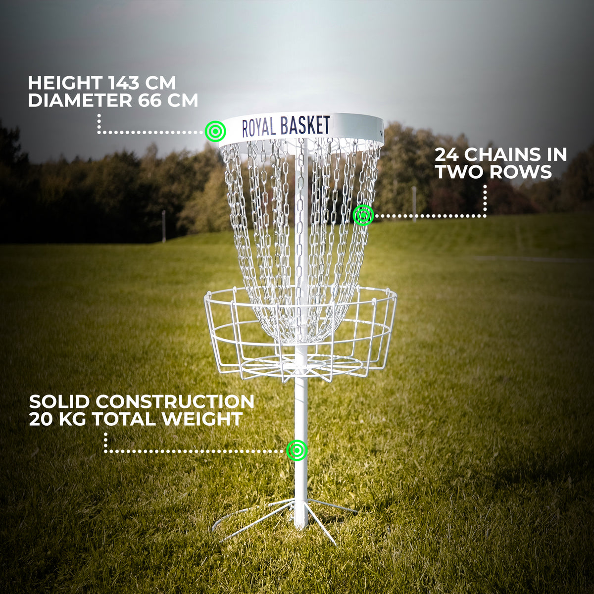 Viking Discs Royal Basket Disc Golf Basket