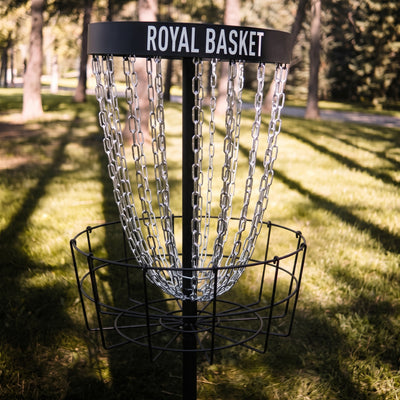Viking Discs Royal Basket Disc Golf Basket, Black Edition