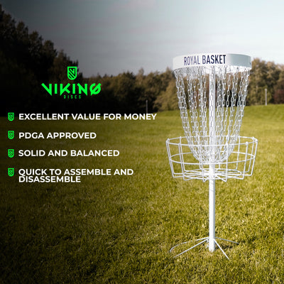 Viking Discs Royal Basket Disc Golf Basket