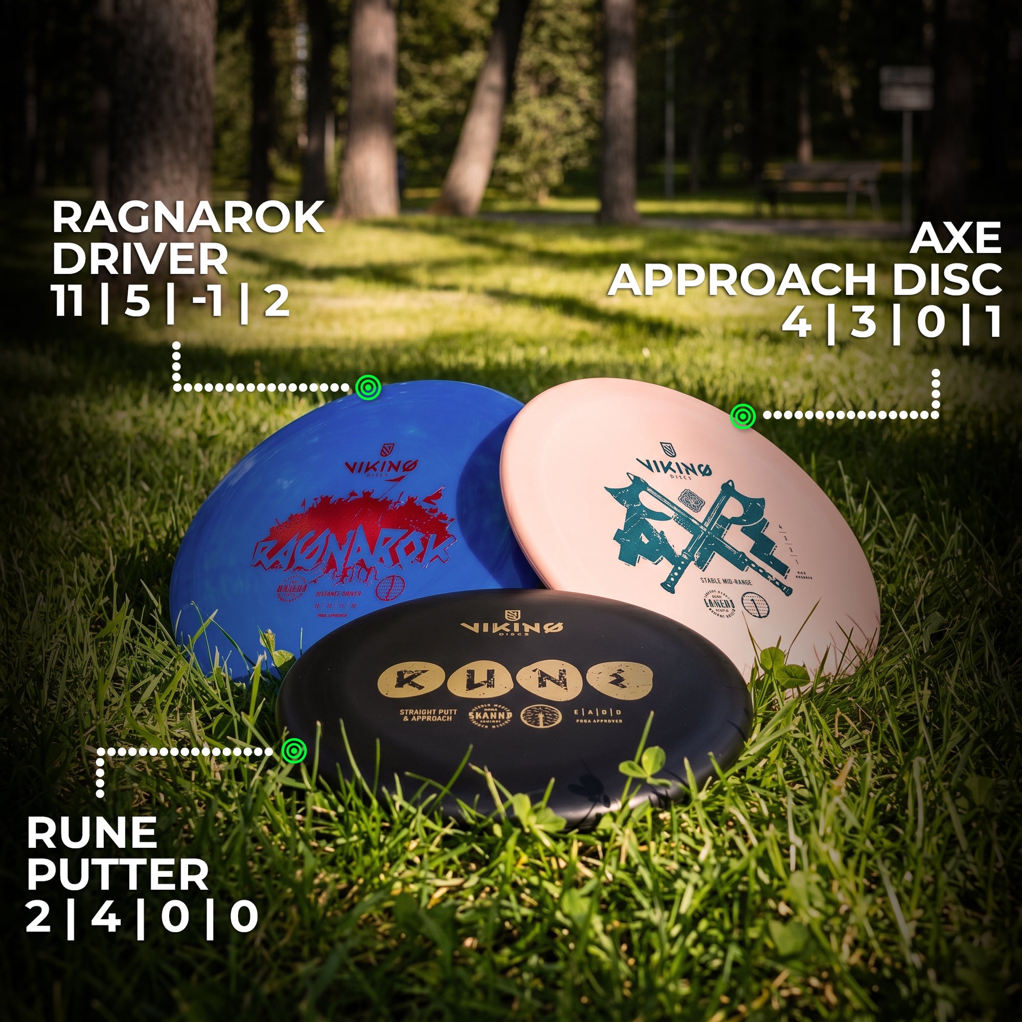 Viking Discs 3 disc bundle