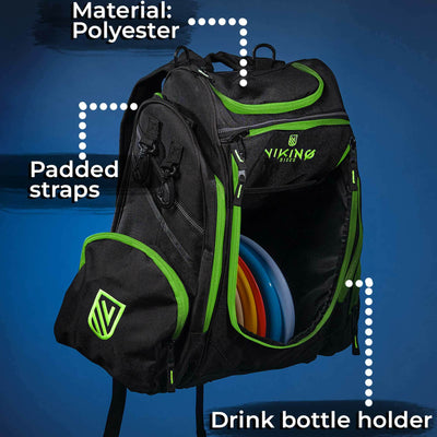 Viking Discs Rucksack Pro Black/Lime