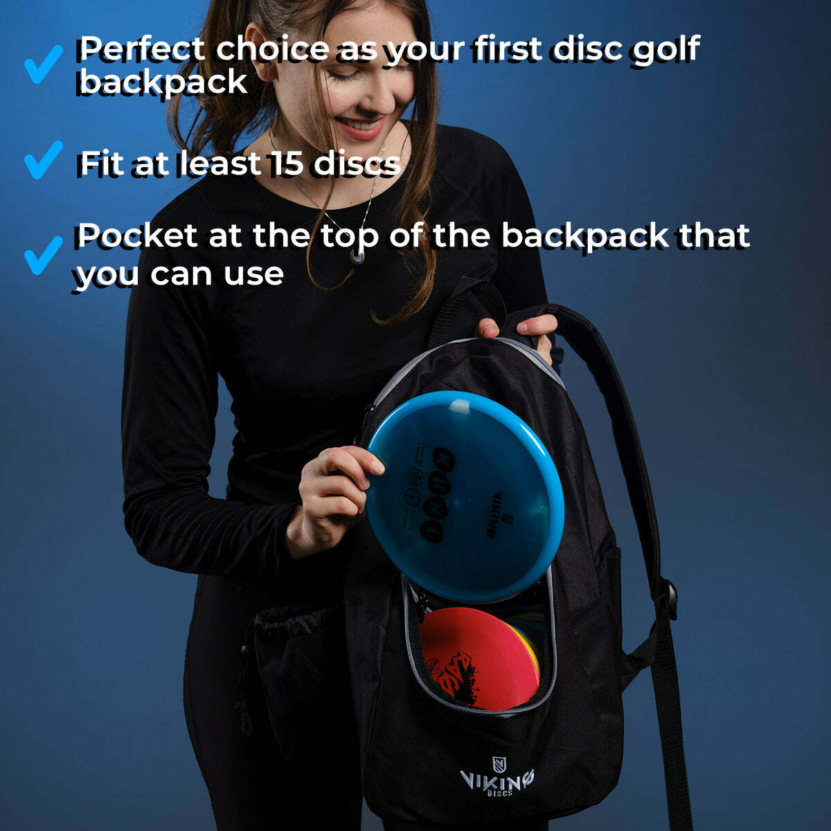 Viking Discs Disc Golf Backpack Rucksack Light