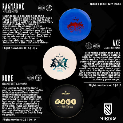 Viking Discs Discover Disc Golf Bundle