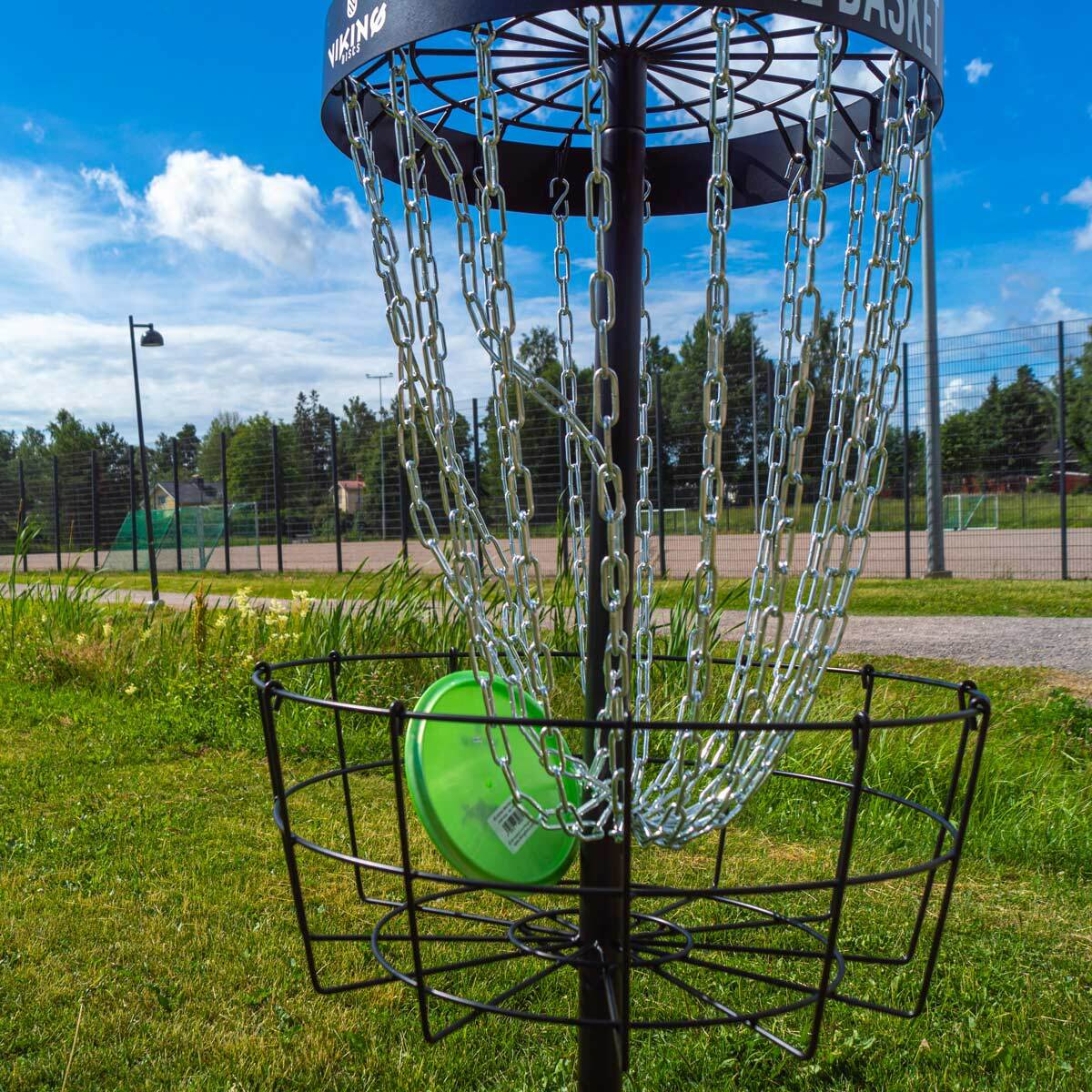 Viking Discs Royal Basket Disc Golf Basket, Black Edition