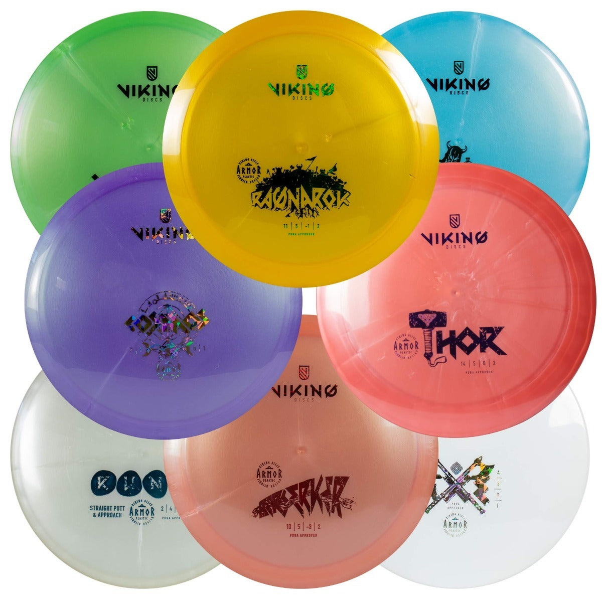 Viking Discs Armor Set - 8 Discs