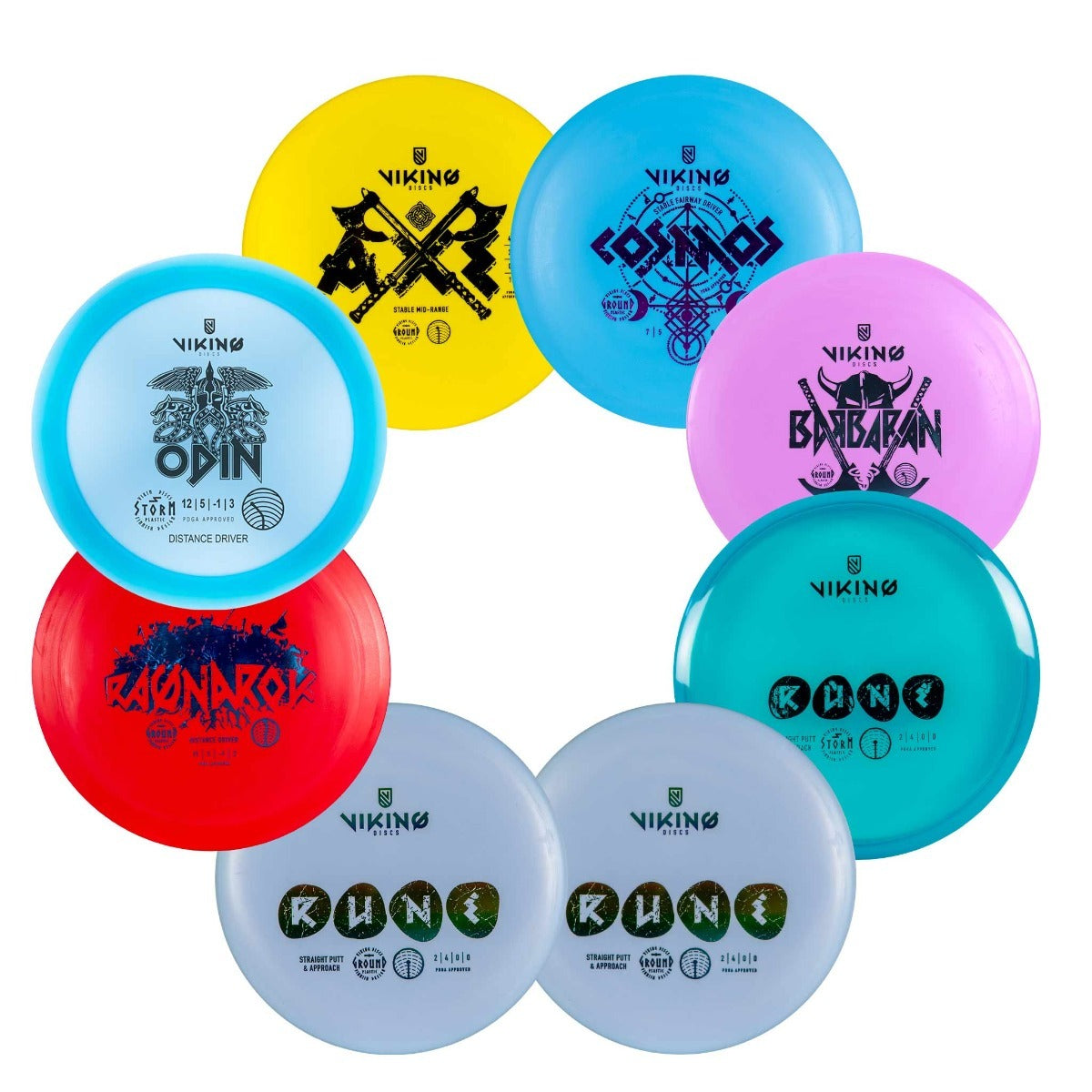 Viking Discs Starter Set (8 discs)