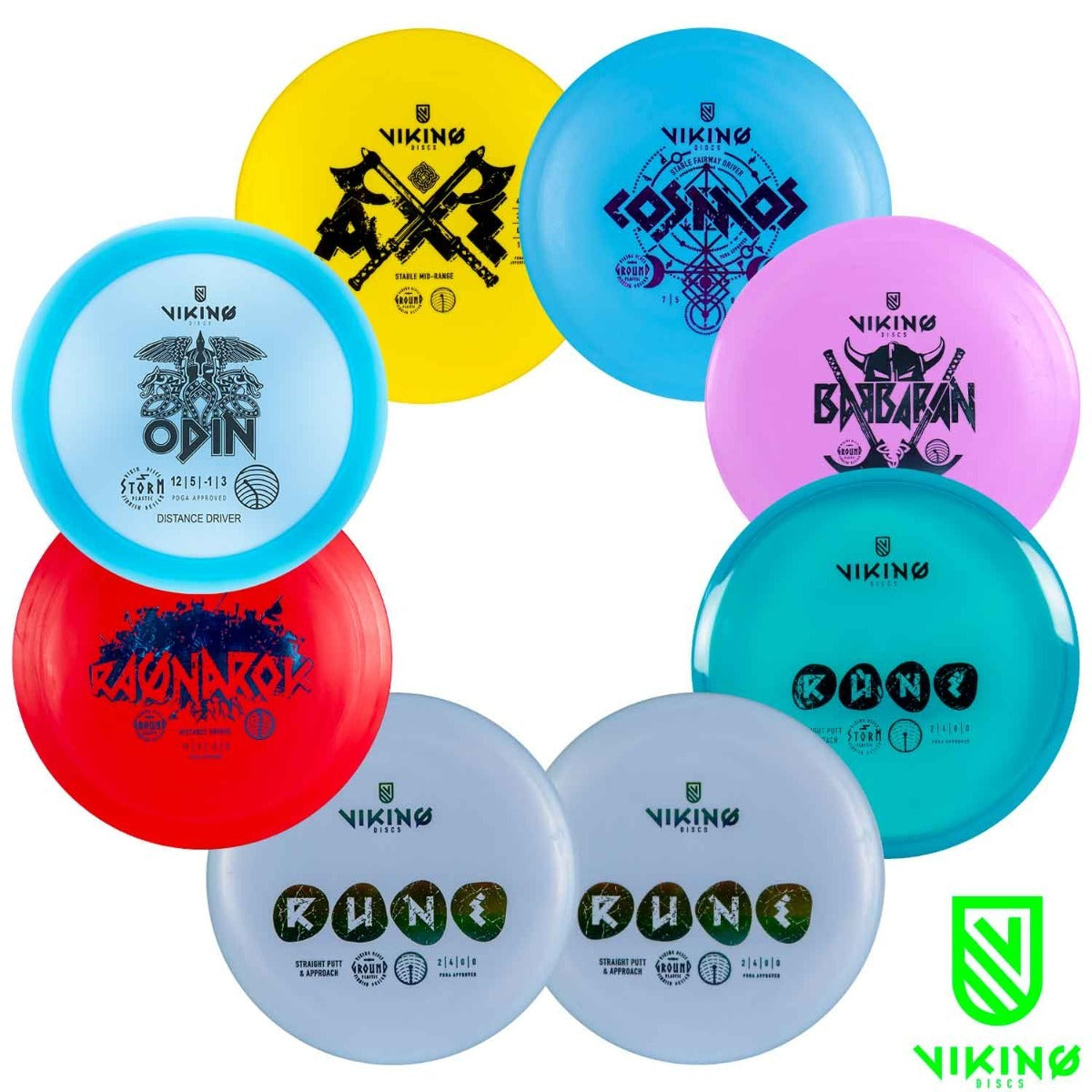 Viking Discs Starter Set (8 discs)